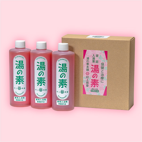薬用入浴剤　湯の素　490g (400ml）3本入り